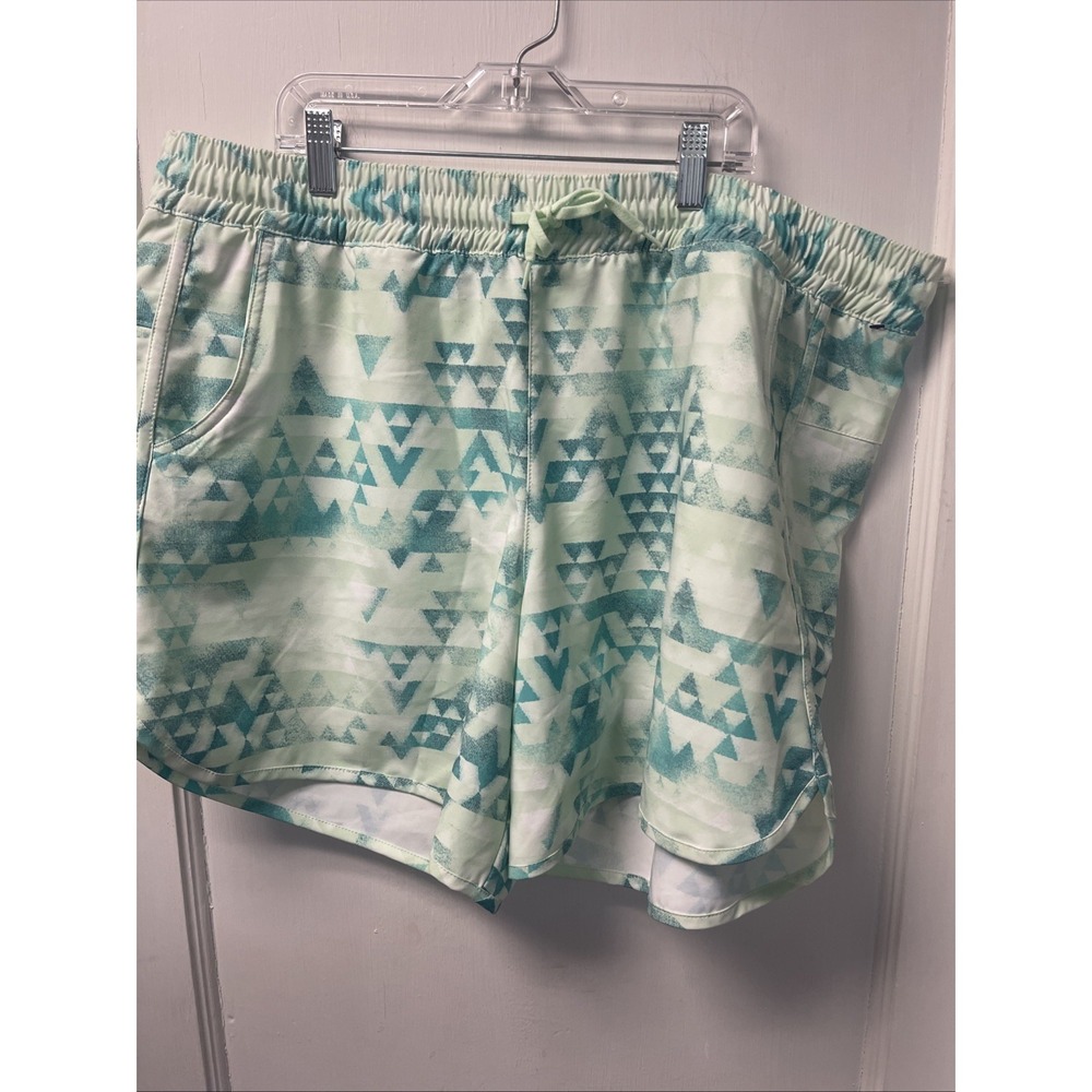Women's Columbia Bogata Bay Stretch Printed 6" Inseam Short Size 1X
